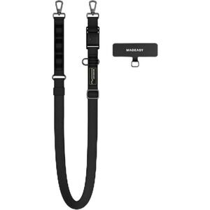 Mageasy 20mm Fidlock Utility Strap Phone Lanyard Crossbody Adjustable Black